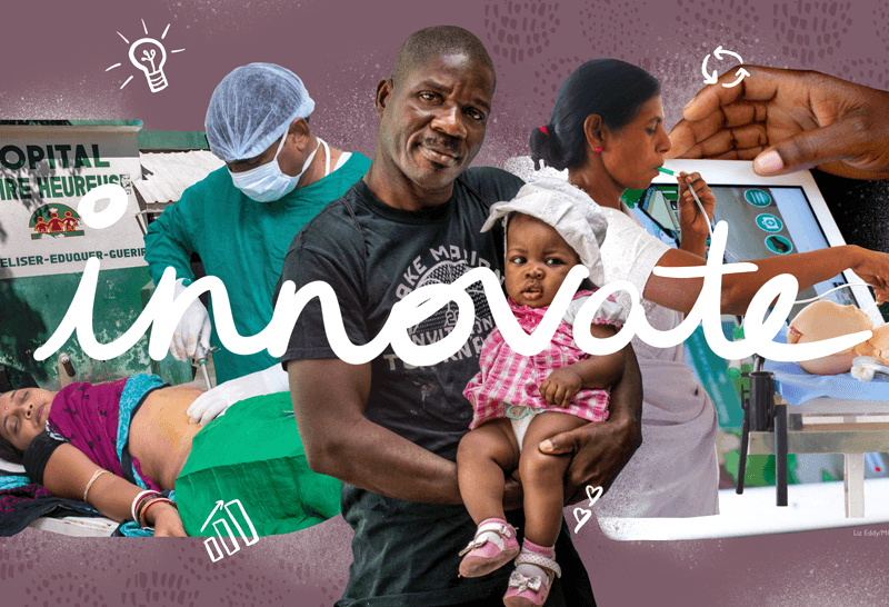 Innovate collage artwork